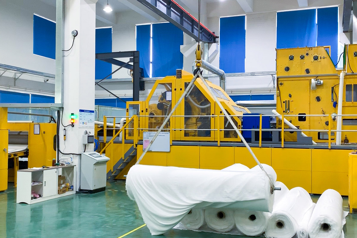 Airlaid production line