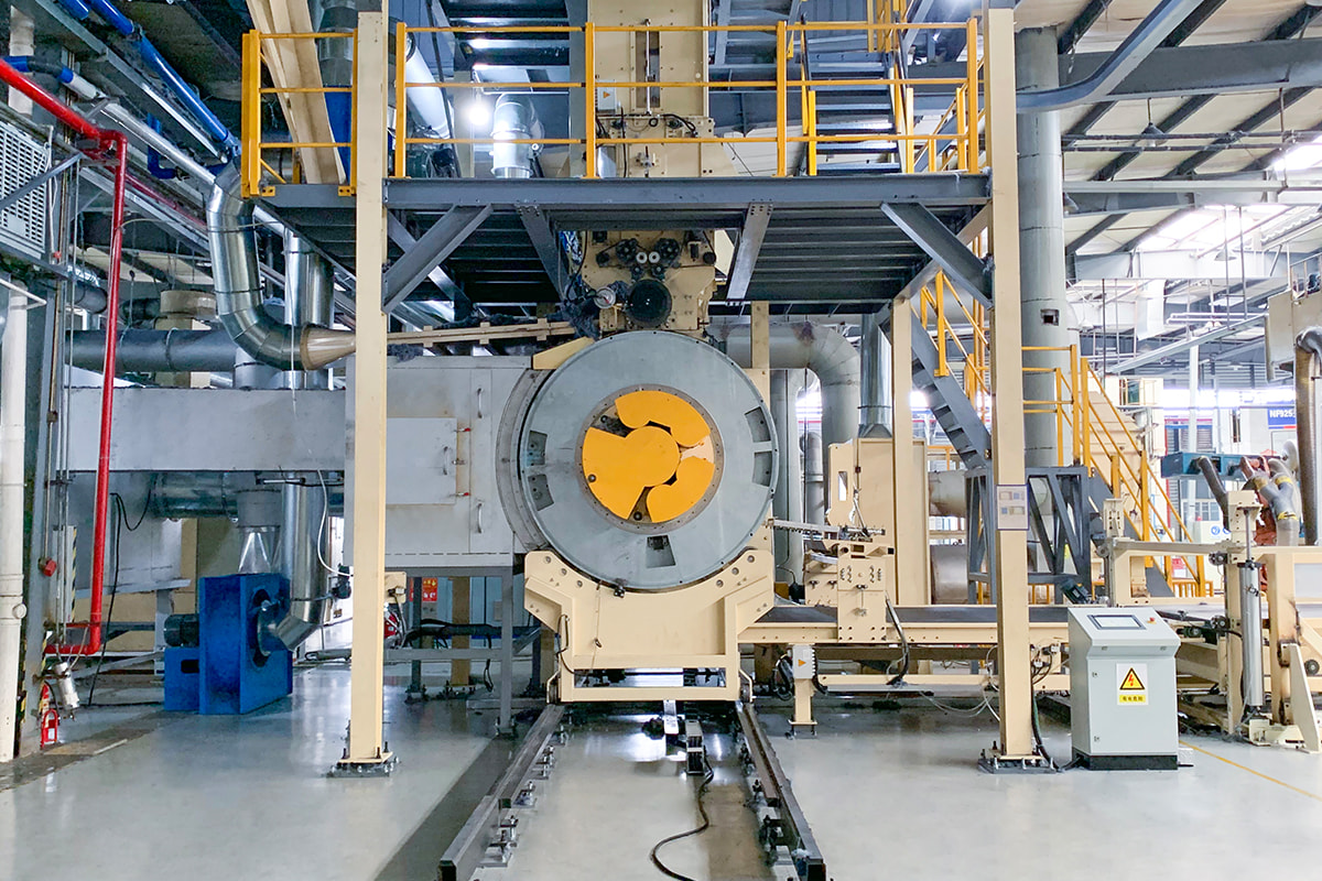 3D moulding sound insulation felt production line